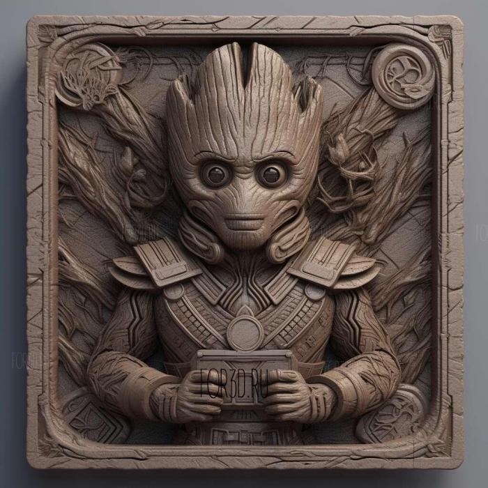 Guardians of the GalaxyPart 2 4 stl model for CNC